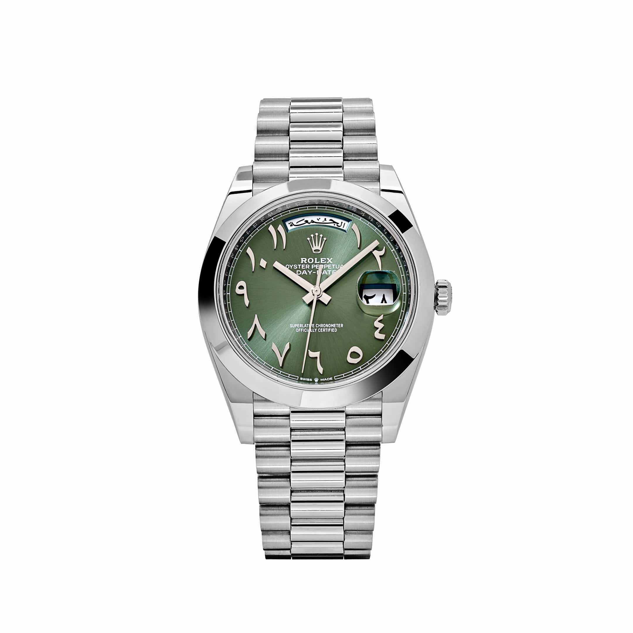 Montres Day Datejuste Arabica Vert